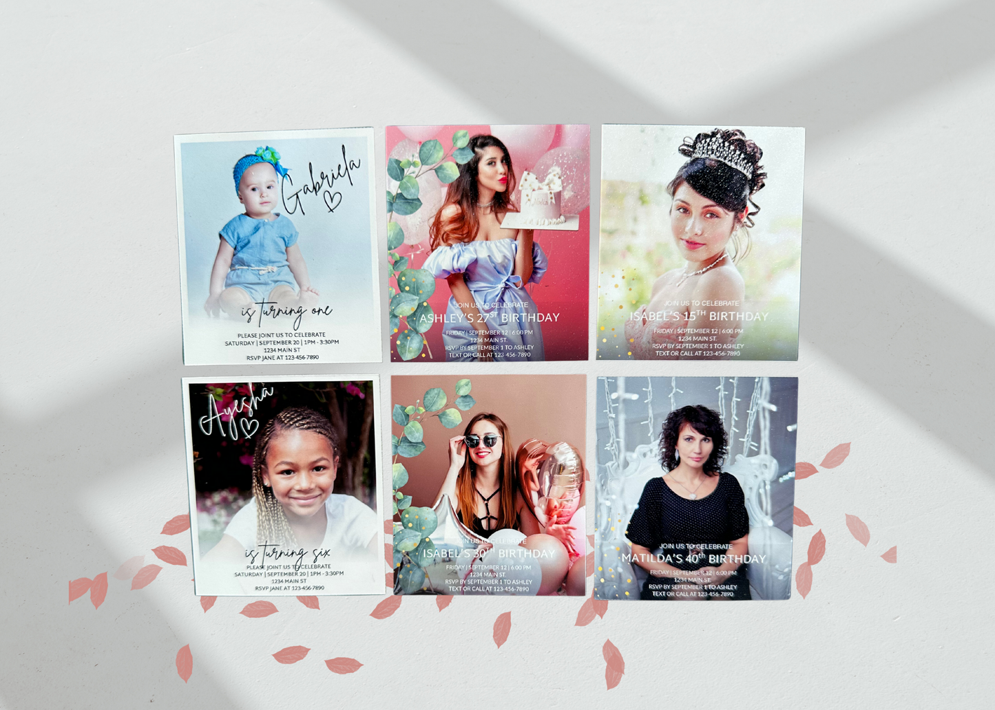 Invitation Photo Magnets