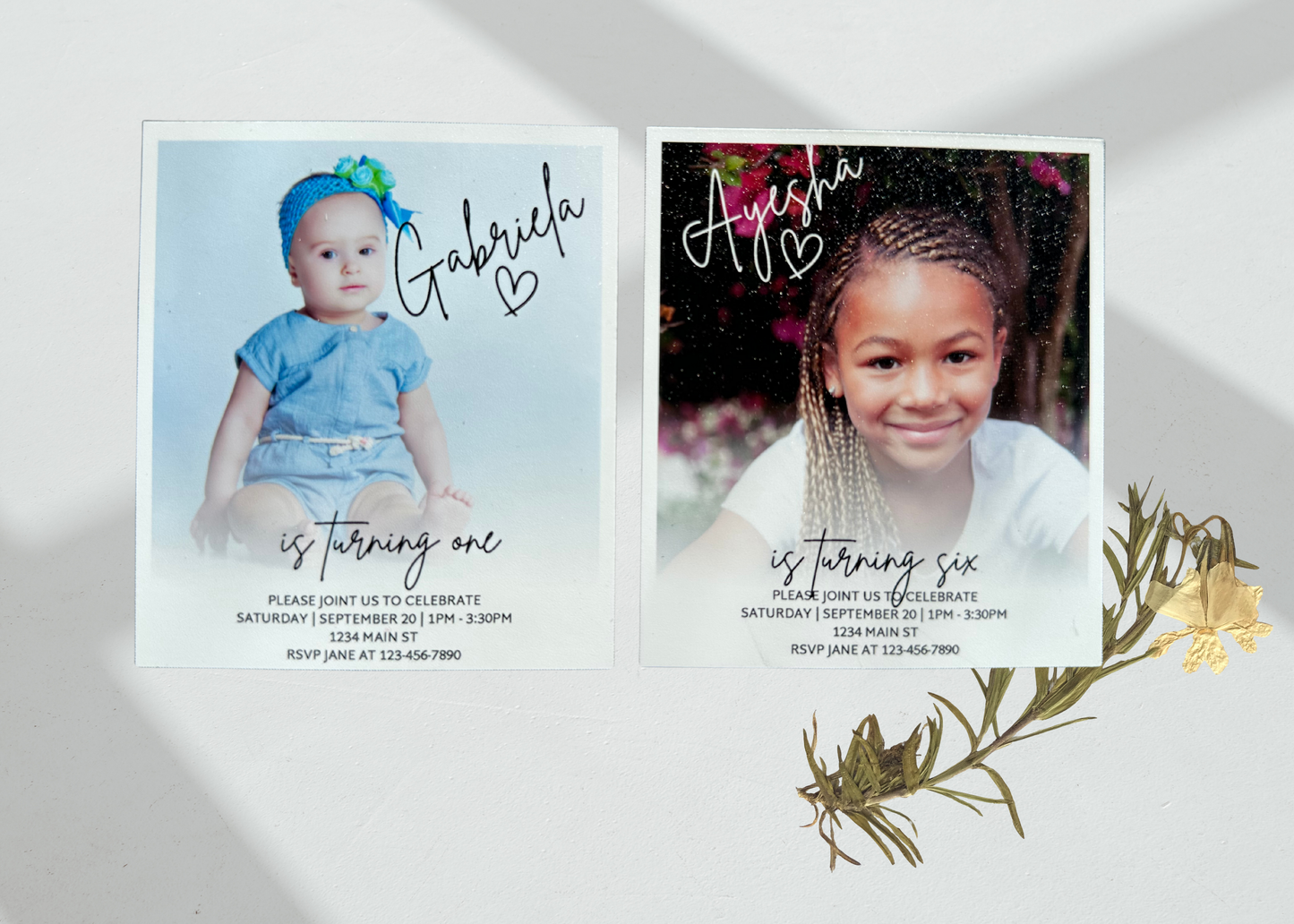 Invitation Photo Magnets