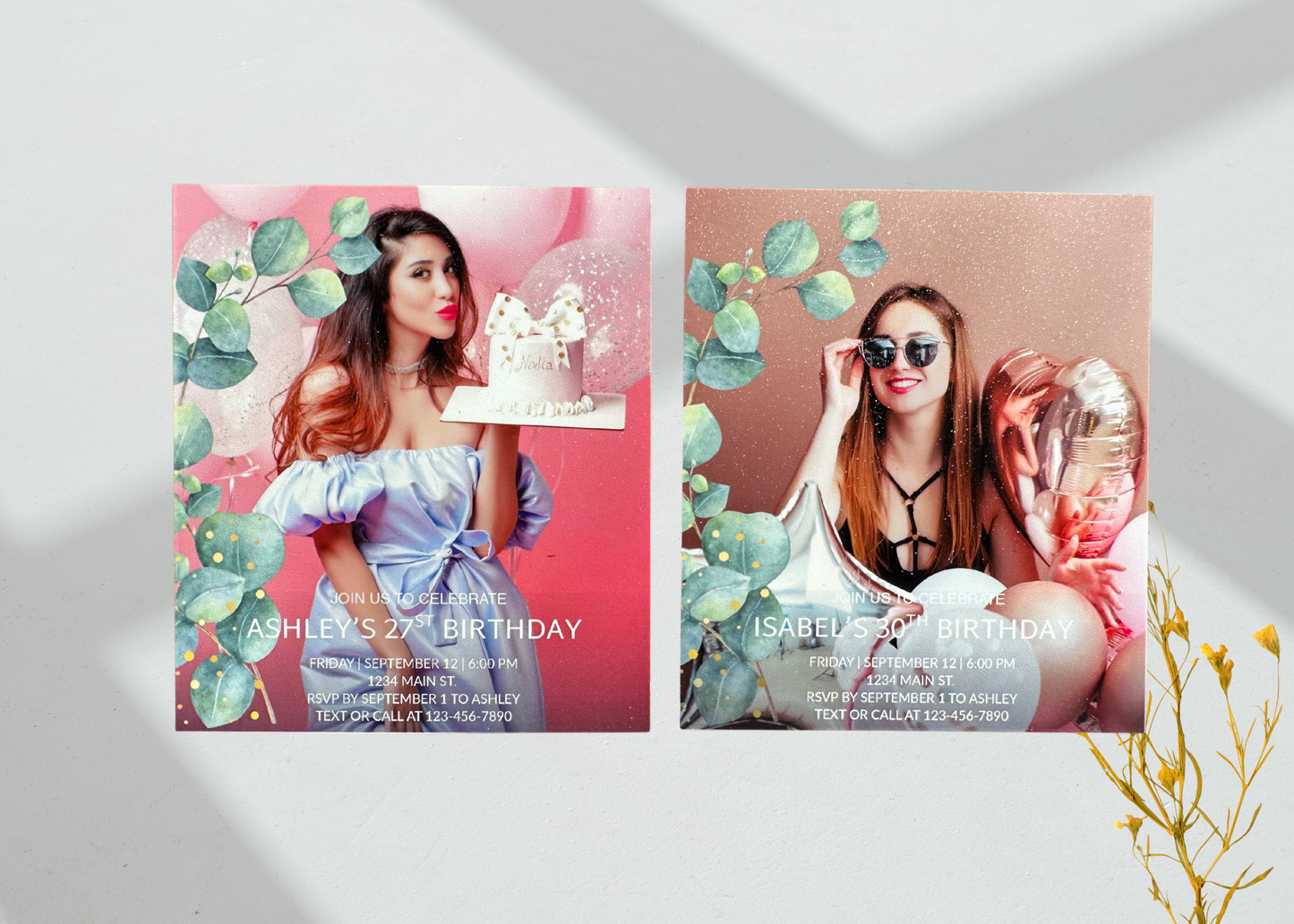 Invitation Photo Magnets