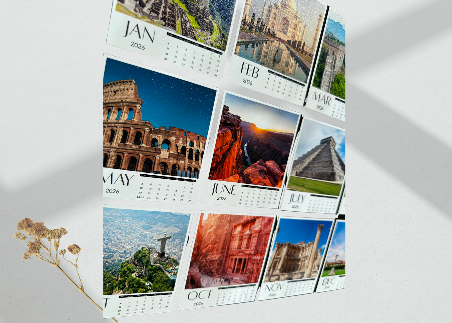 Calendar Print Magnets