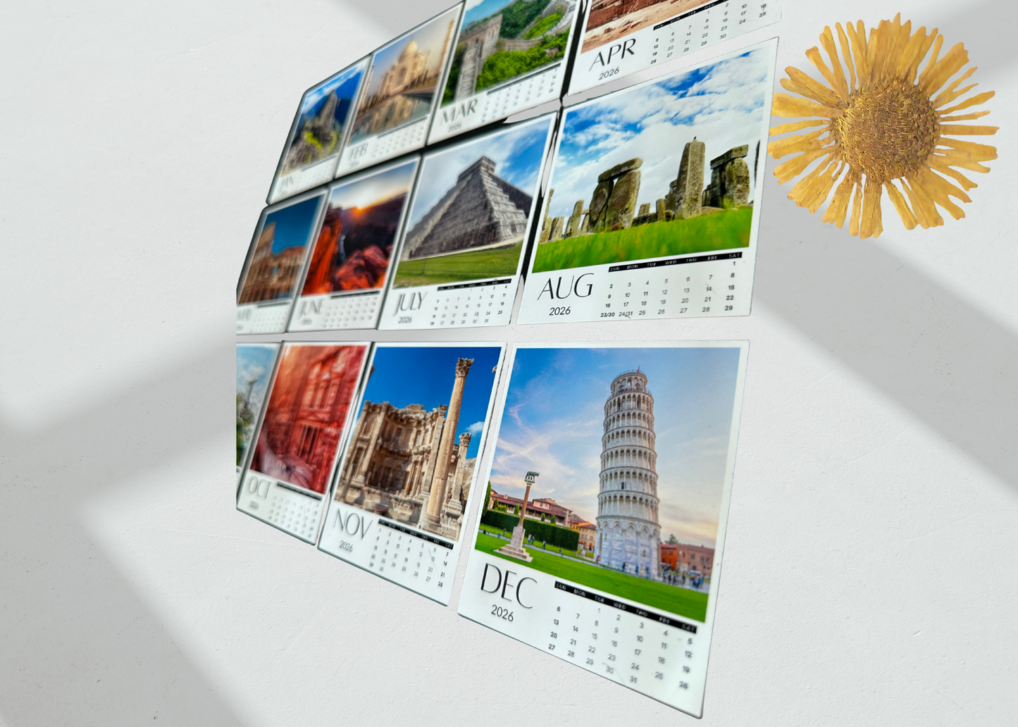 Calendar Print Magnets