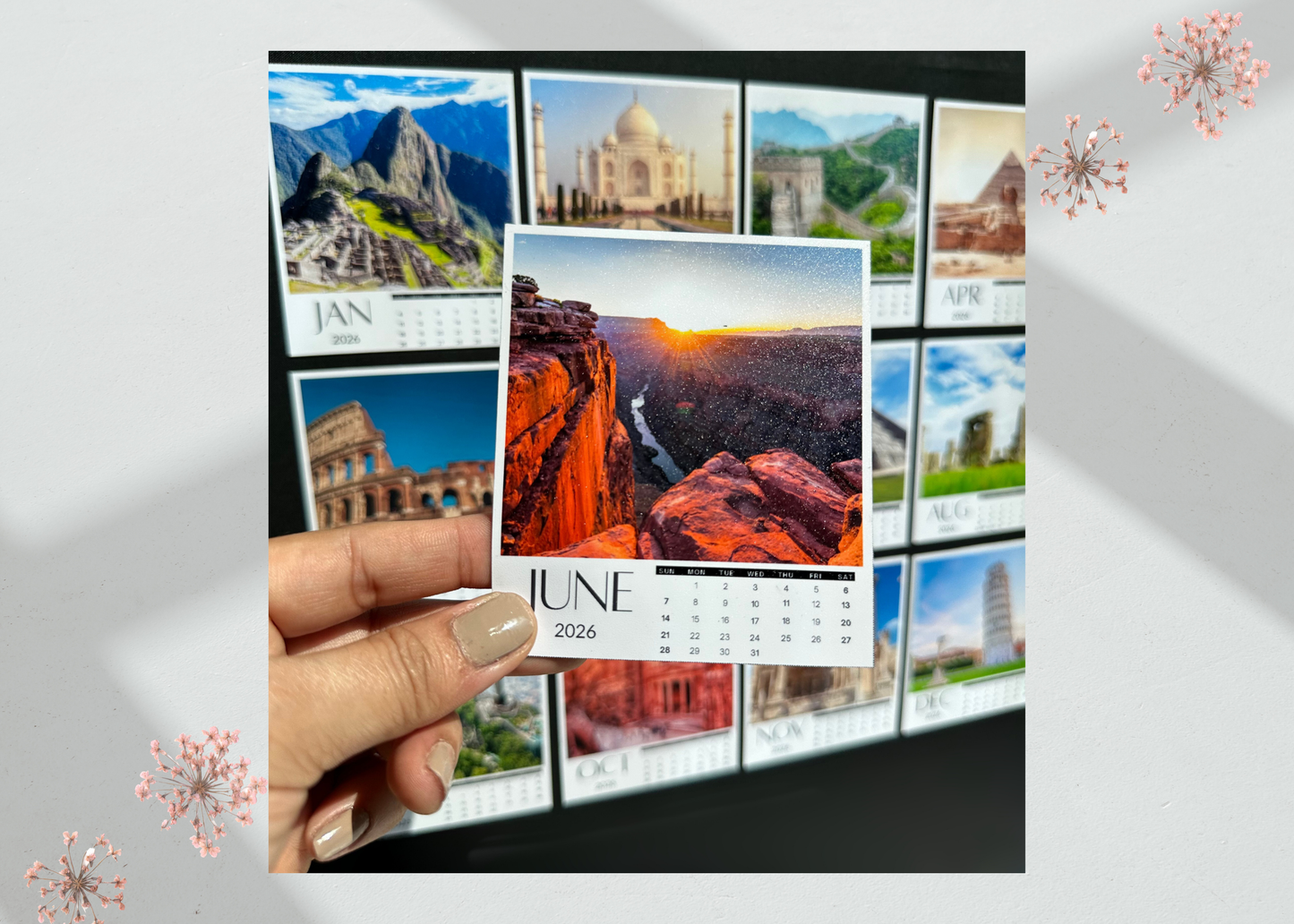 Calendar Print Magnets