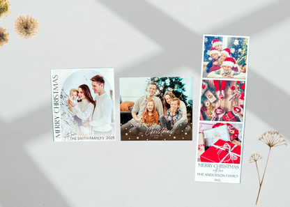 Christmas Print Photo Magnets