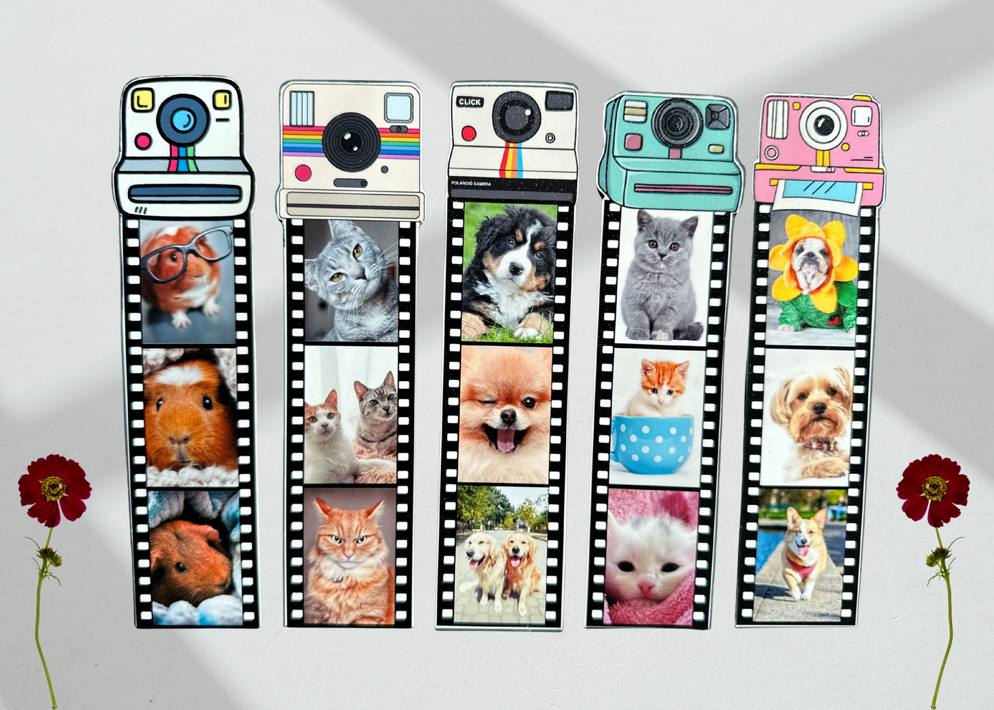 Camera Photo Strips Magnets