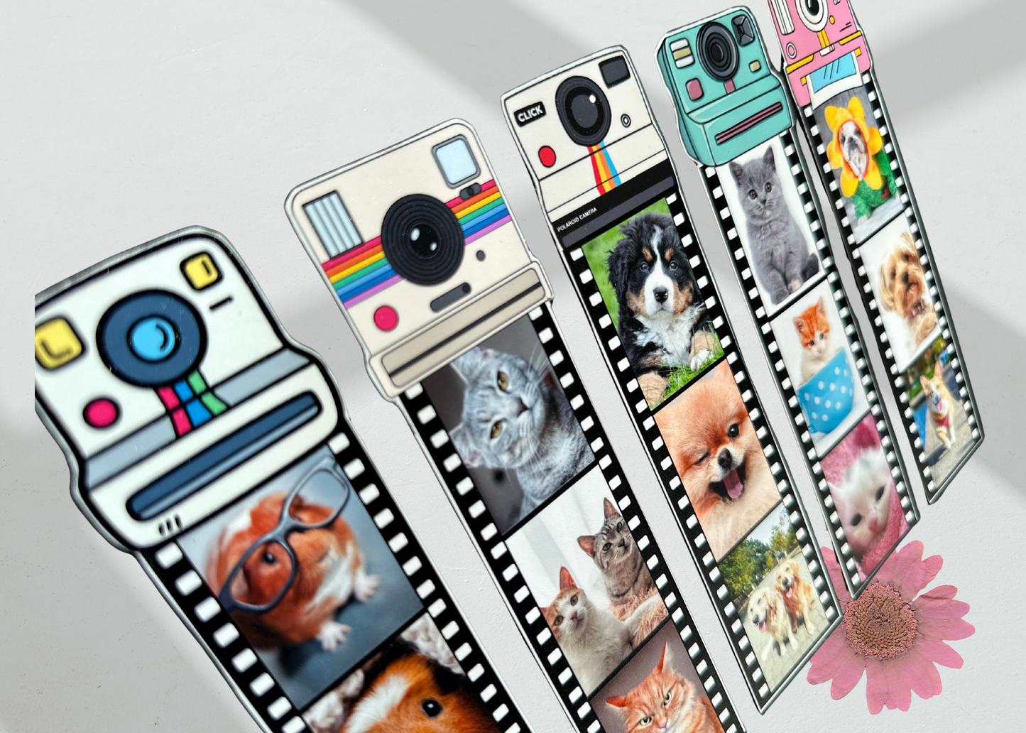 Camera Photo Strips Magnets