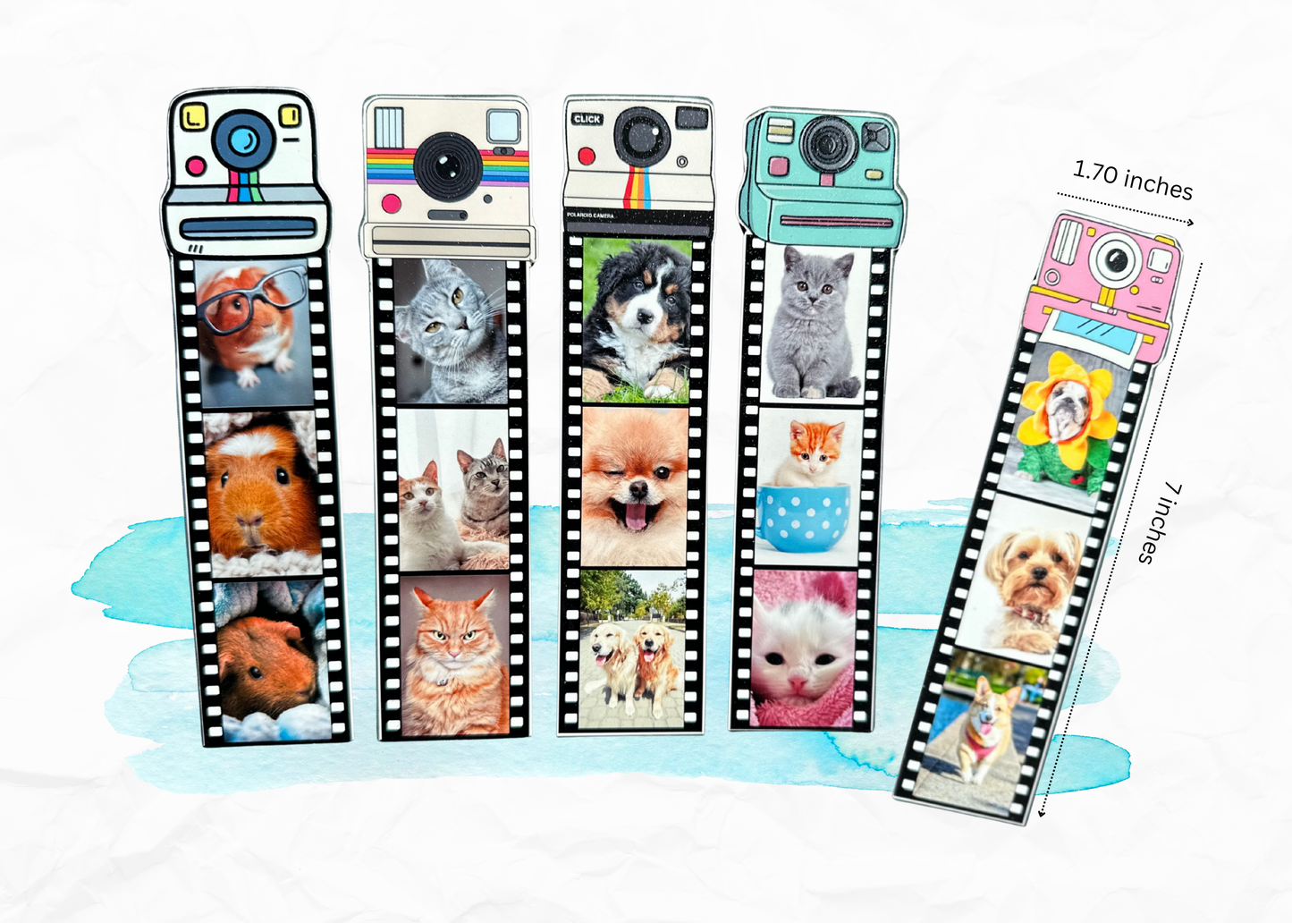 Camera Photo Strips Magnets