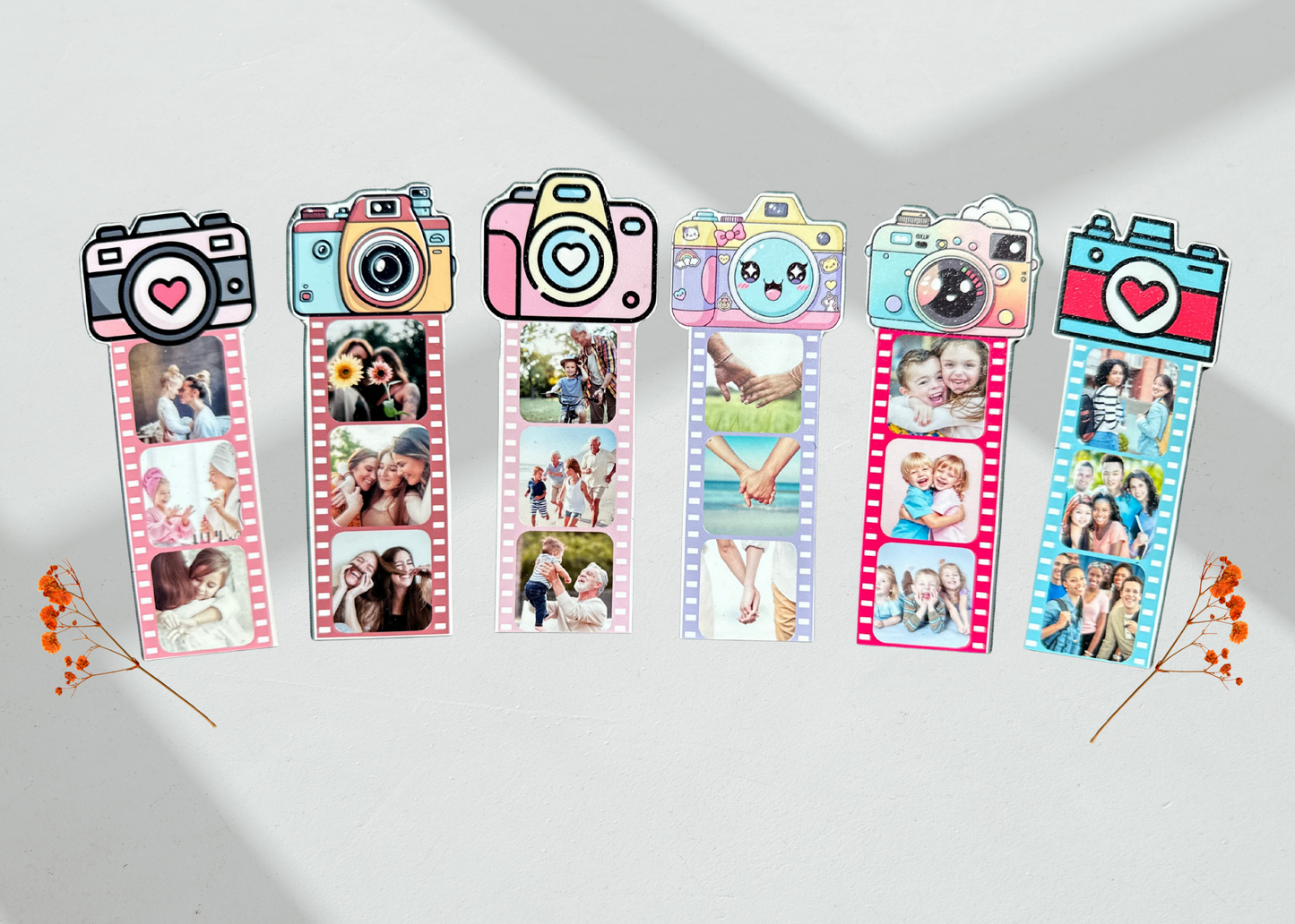 Camera Photo Strips Magnets