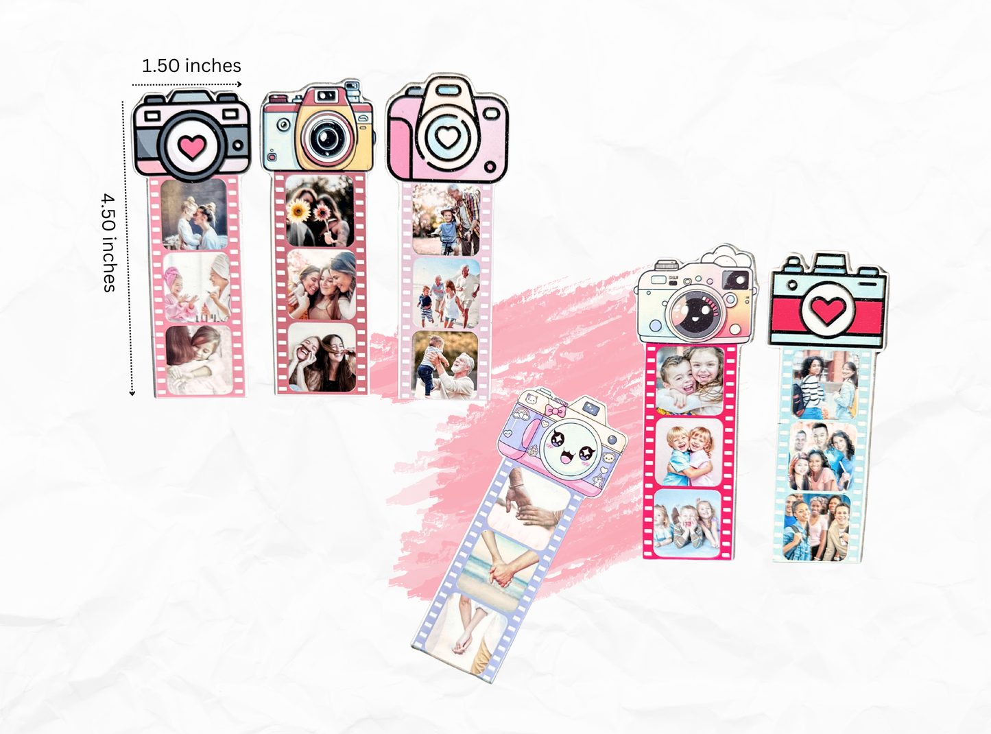 Camera Photo Strips Magnets