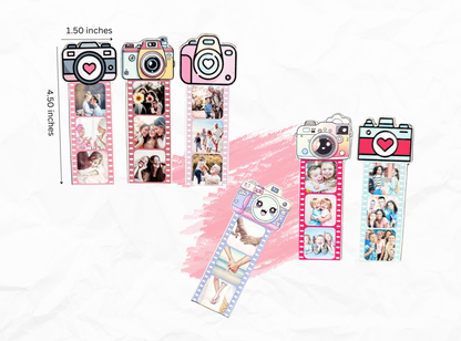 Camera Photo Strips Magnets