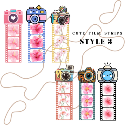 Camera Photo Strips Magnets